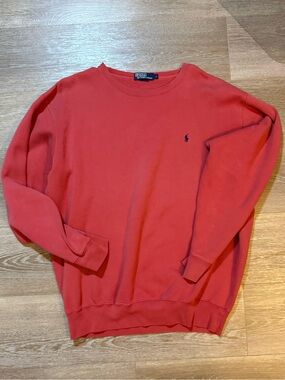 Ralph Lauren Red Crewneck Sweatshirt